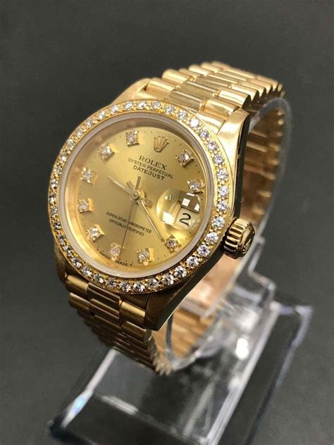 rolex 69178 diamond|ladies Rolex president diamond bezel.